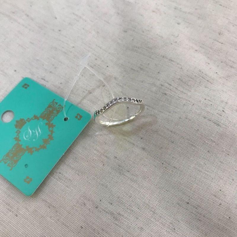 ANEL MARE EM ZIRCÔNIA BANHADO A PRATA