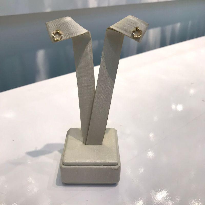 BRINCO DIAMANTADO INFANTIL BANHADO A OURO