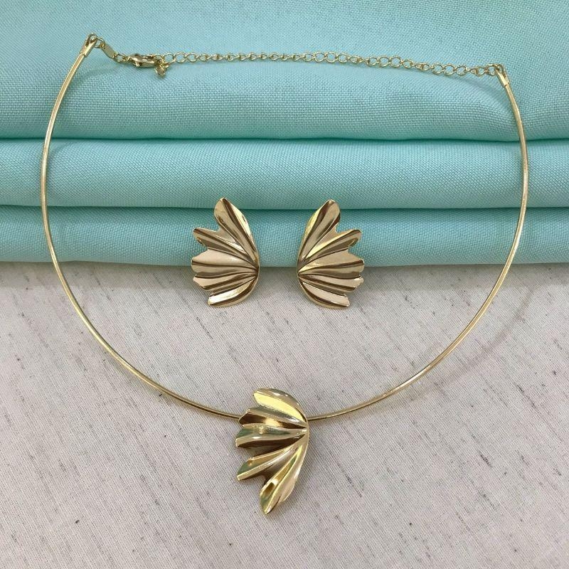 CHOKER ARO BANHADO A OURO