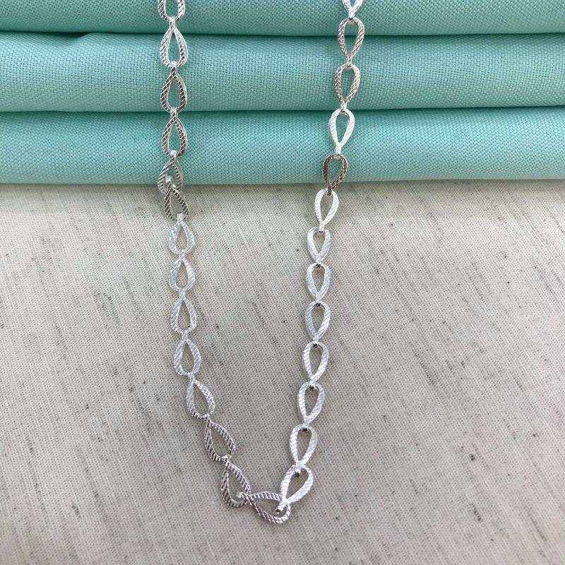 CHOKER ELO GOTA BANHADO A PRATA