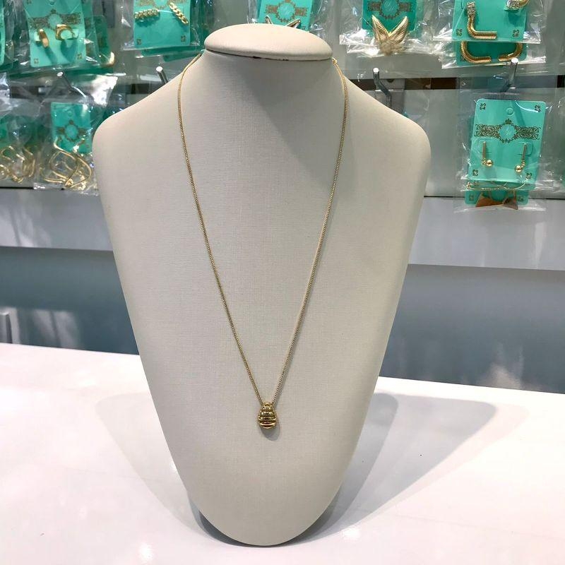 COLAR FAVO DE MEL BANHADO A OURO