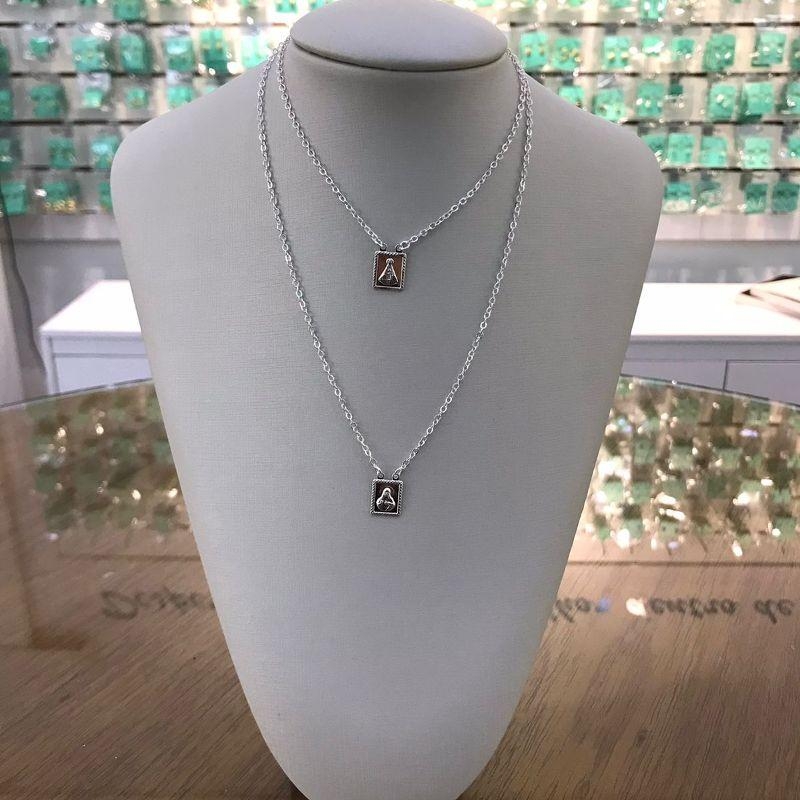 ESCAPULÁRIO NOSSA SRA APARECIDA BANHADO A PRATA