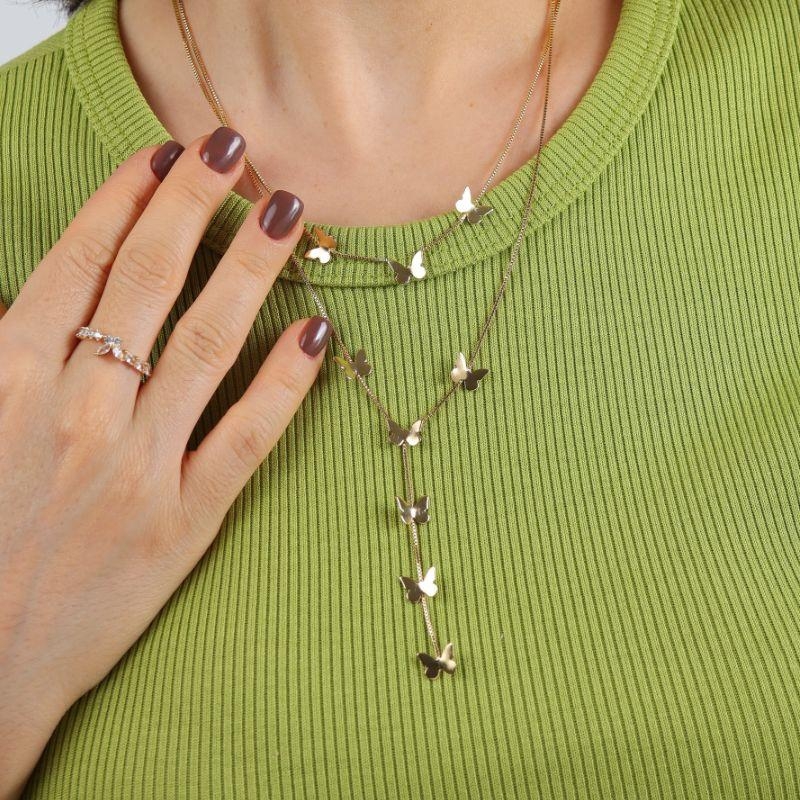 GRAVATINHA BORBOLETAS BANHADO A OURO