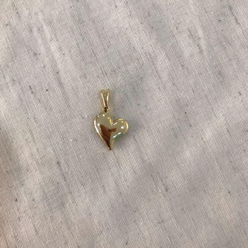 PINGENTE CORAÇÃO BANHADO A OURO