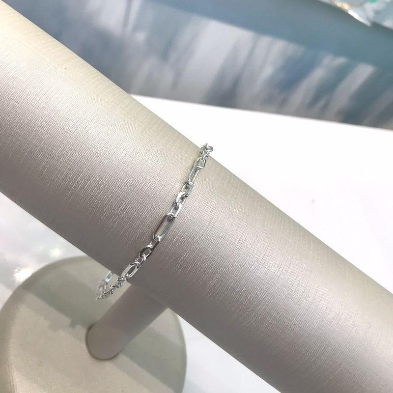 PULSEIRA FÍGARO MAN MASCULINO BANHADO A PRATA