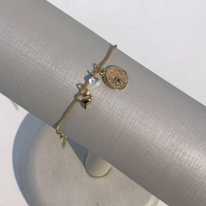 PULSEIRA PAI NOSSO BANHADO A OURO