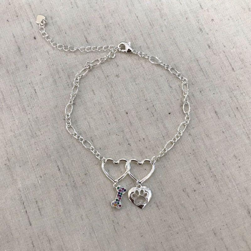 PULSEIRA PET FRIENDLY FÍGARO BANHADO A PRATA