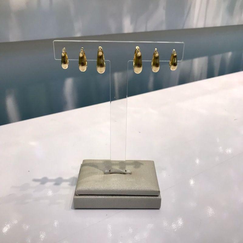 TRIO TULIPA BANHADO A OURO