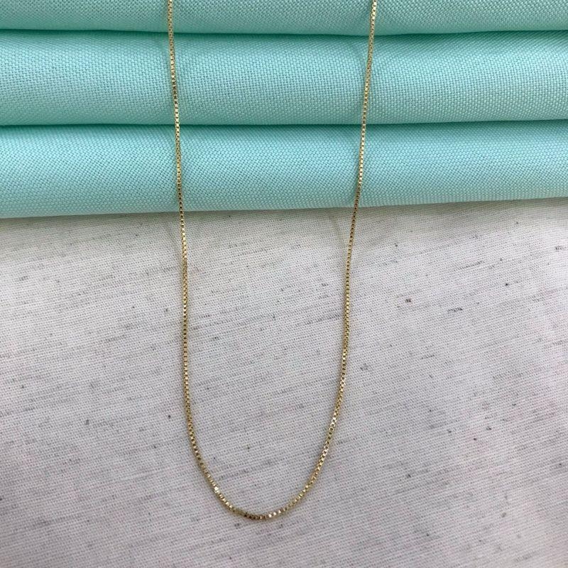 COLAR VENEZIANA BANHADO A OURO