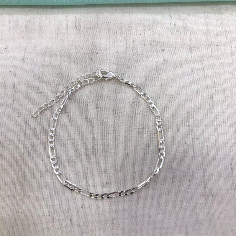 PULSEIRA FÍGARO BANHADO A PRATA