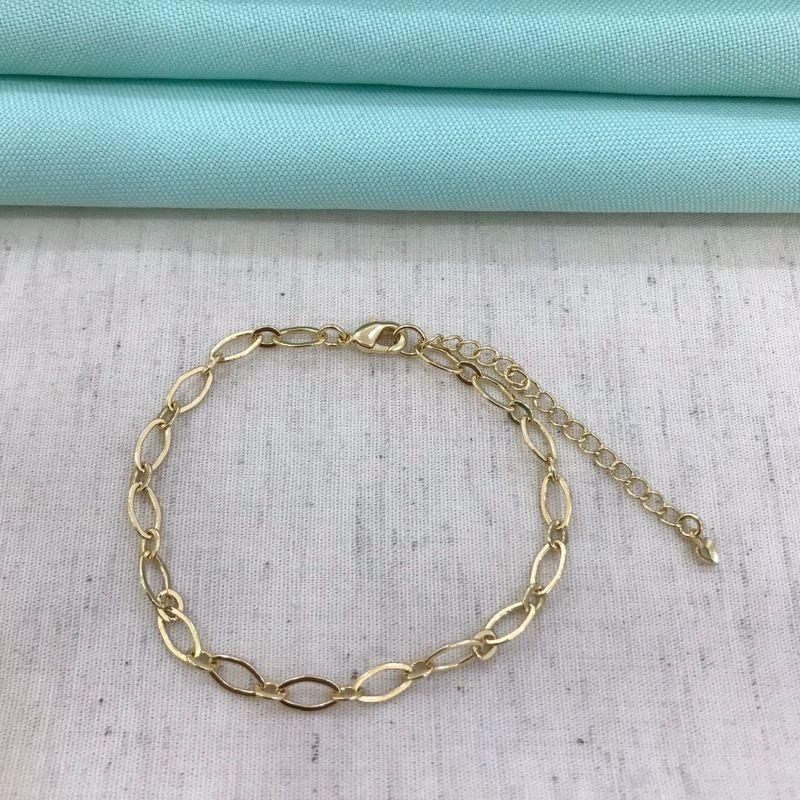 PULSEIRA ELOS BANHADO A OURO