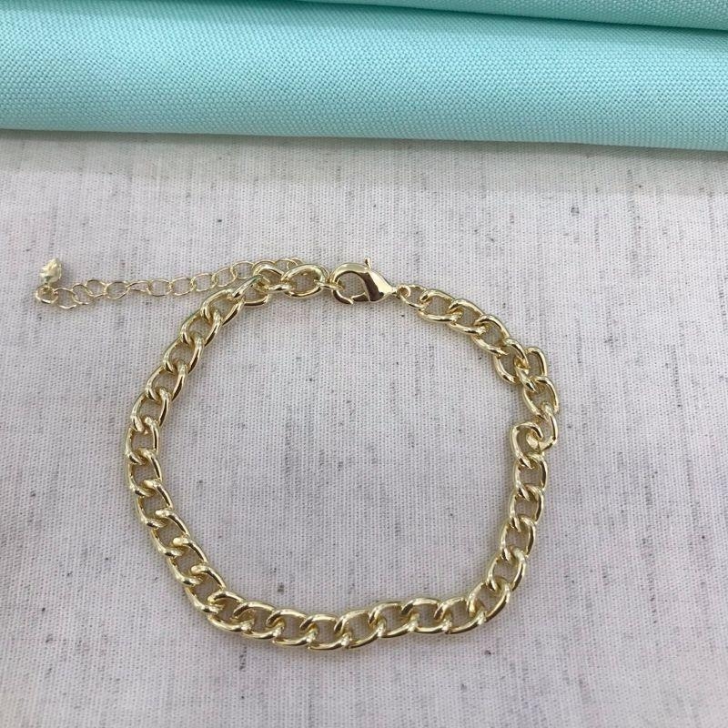 PULSEIRA ELOS BRAVE BANHADO A OURO