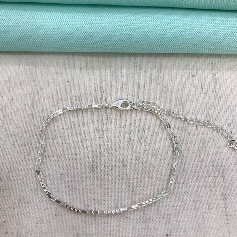 PULSEIRA FÍGARO BANHADO A PRATA