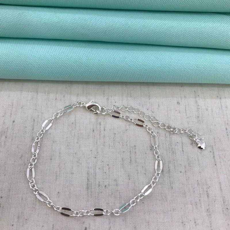 PULSEIRA FÍGARO BANHADO A PRATA