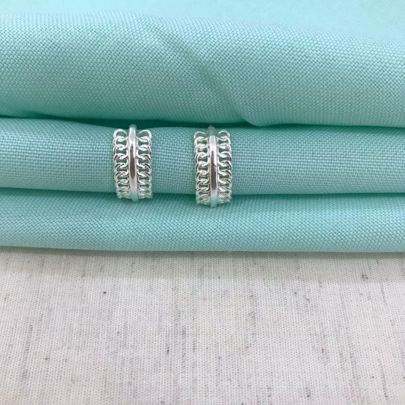 EARHOOK ELOS BANHADO A PRATA