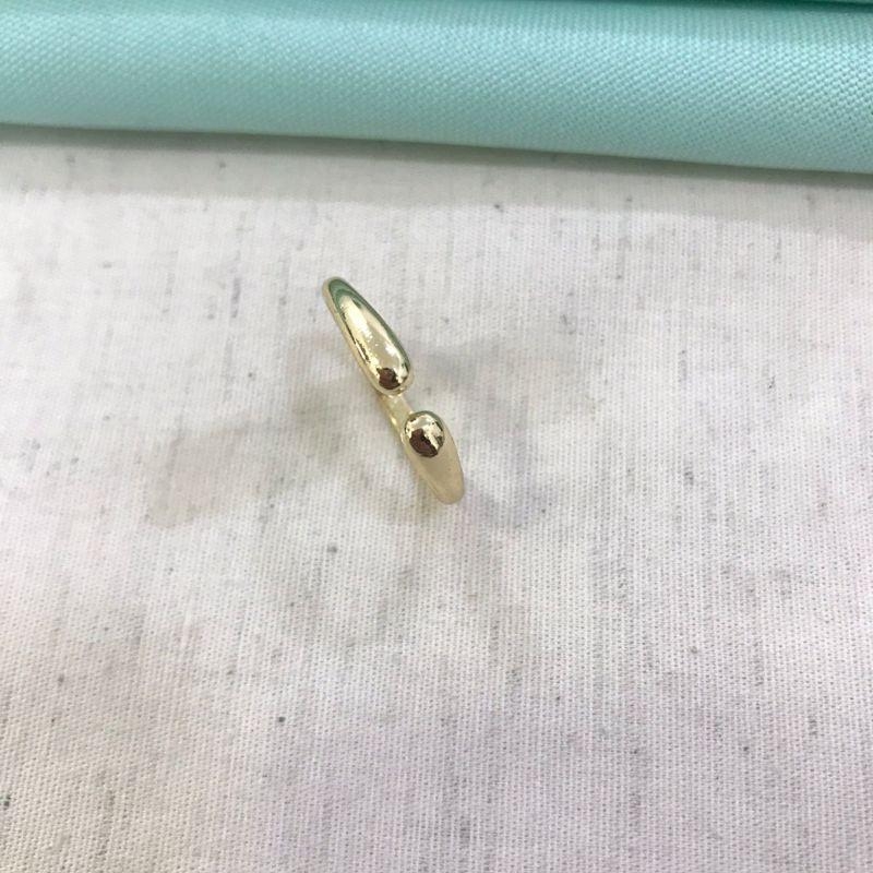 ANEL ORGÂNICO BANHADO A OURO