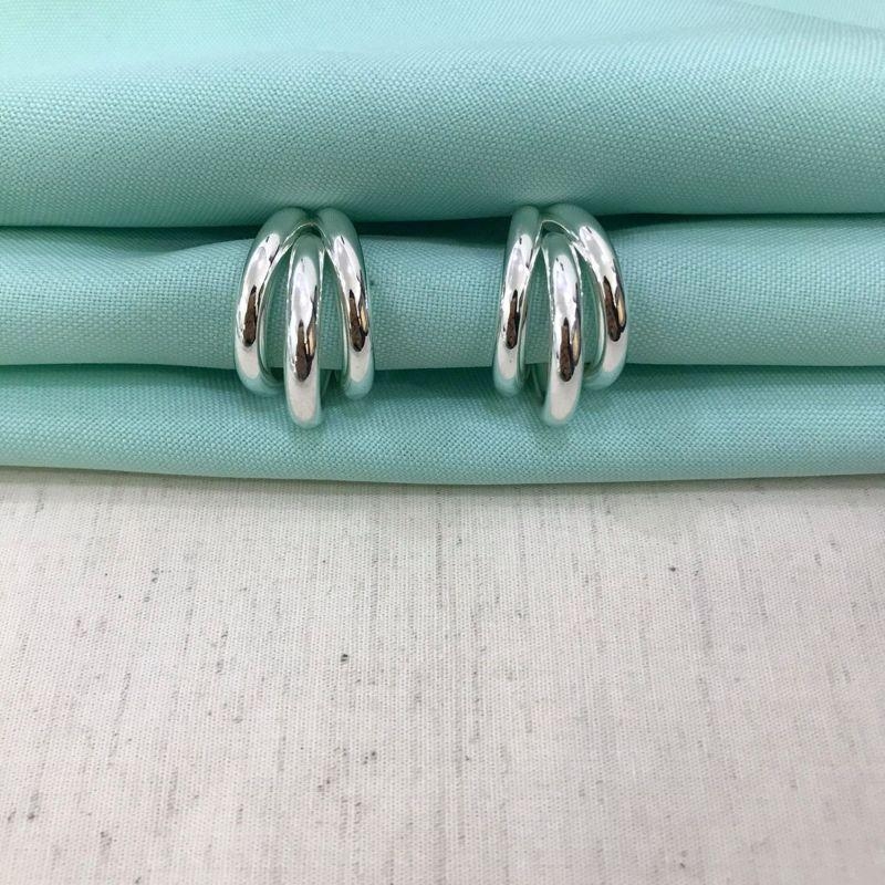 ARGOLA ICONIC BANHADO A PRATA