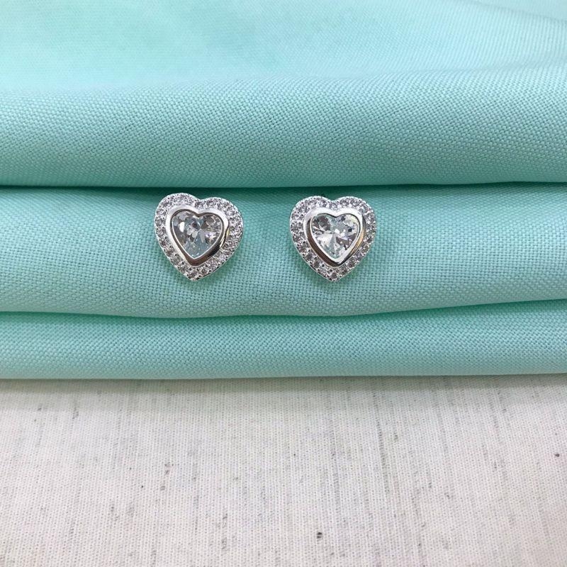 BRINCO CORAÇÃO LUMIERE BANHADO A PRATA