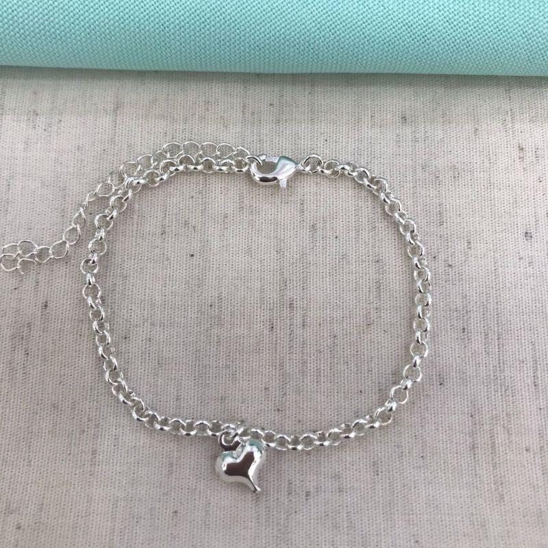 PULSEIRA LOVE ELO PORT BANHADO A PRATA