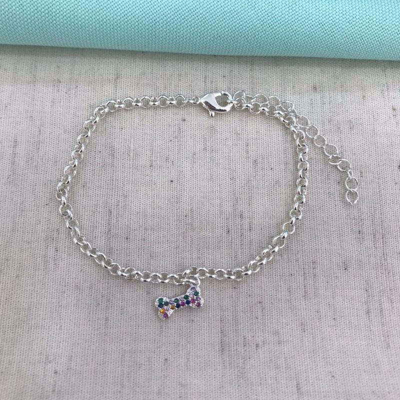 PULSEIRA PET ELO PORT BANHADO A PRATA