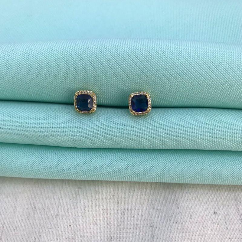 BRINCO AURORA TOPÁZIO BANHADO A OURO