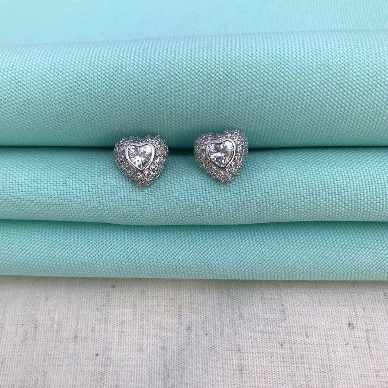 BRINCO CORAÇÃO AMORE BANHADO A PRATA