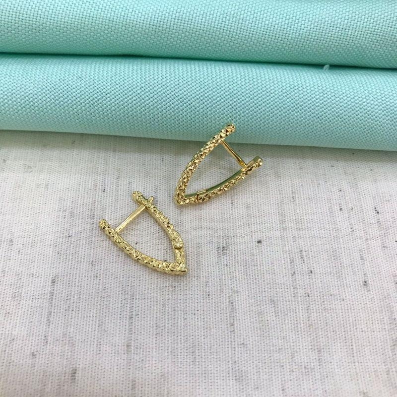 ARGOLA LUME BANHADO A OURO