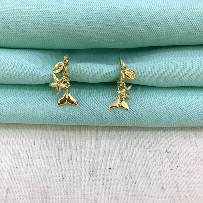 ARGOLINHA PARADISE BANHADO A OURO