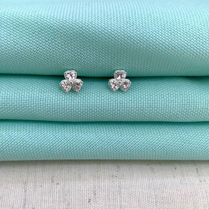 BRINCO BELLA ZIRCÔNIA BANHADO A PRATA