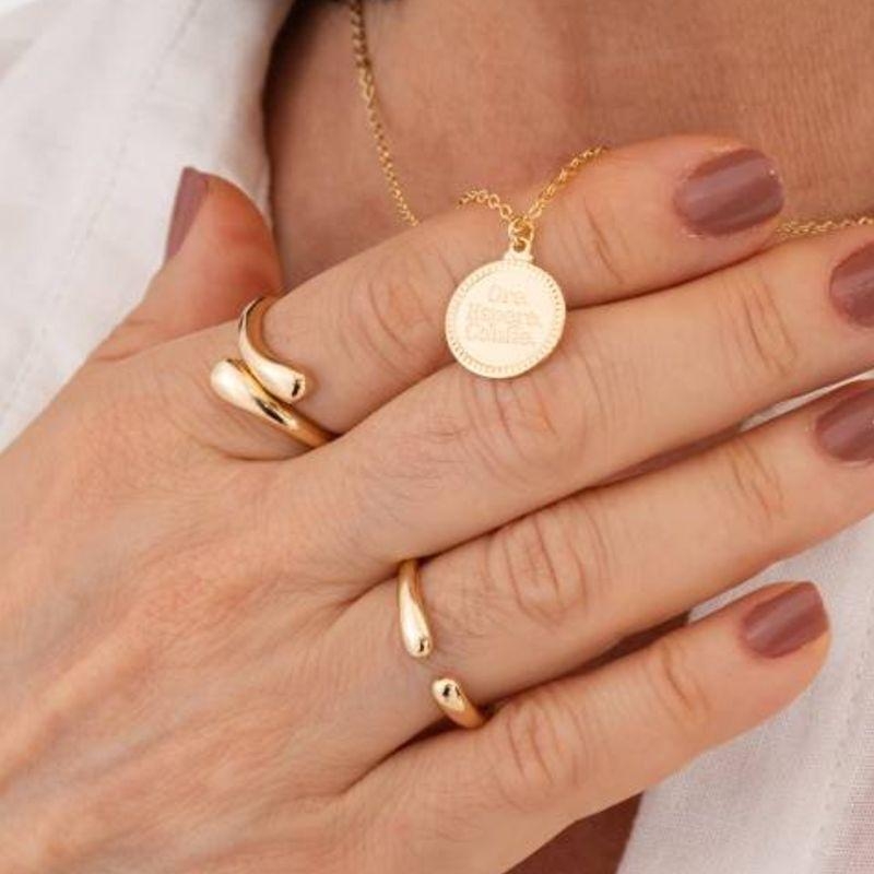 ANEL ENCANTO BANHADO A OURO