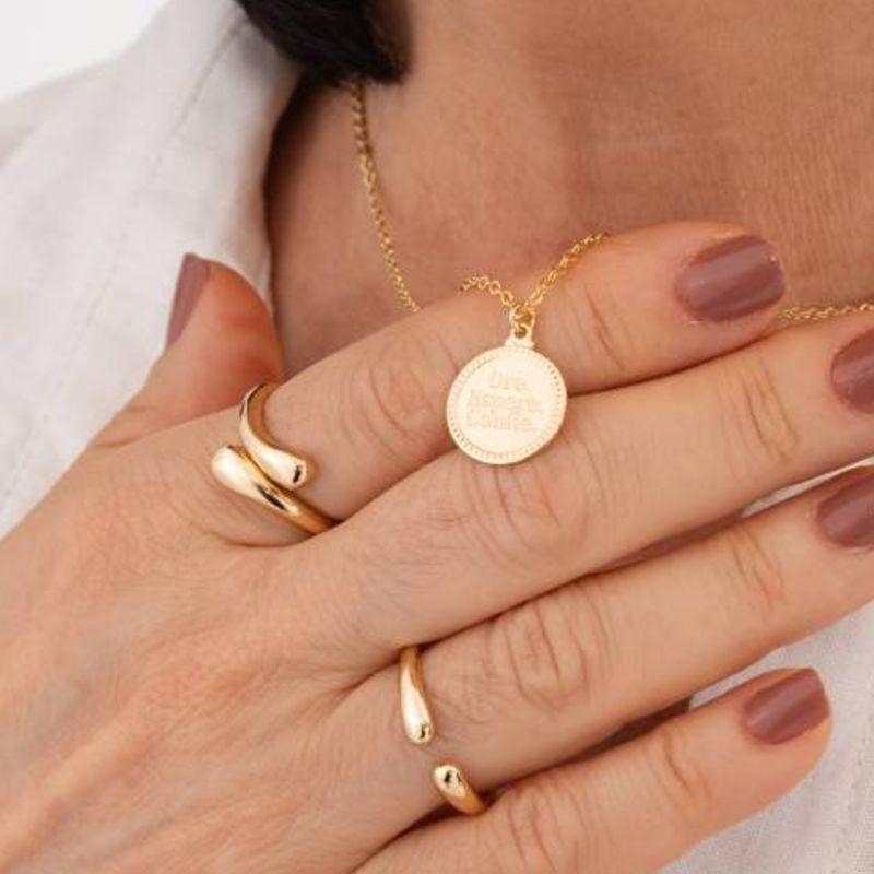 ANEL ENCANTO BANHADO A OURO