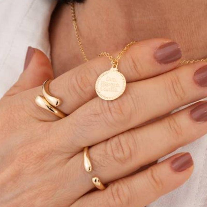 ANEL ENCANTO BANHADO A OURO