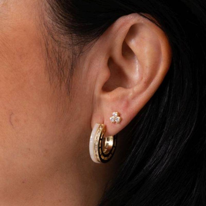 BRINCO BELLA ZIRCÔNIA BANHADO A OURO