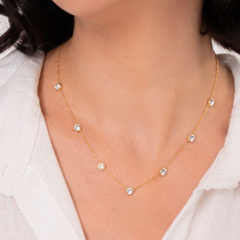 CHOKER PONTO DE LUZ SHINE BANHADO A OURO