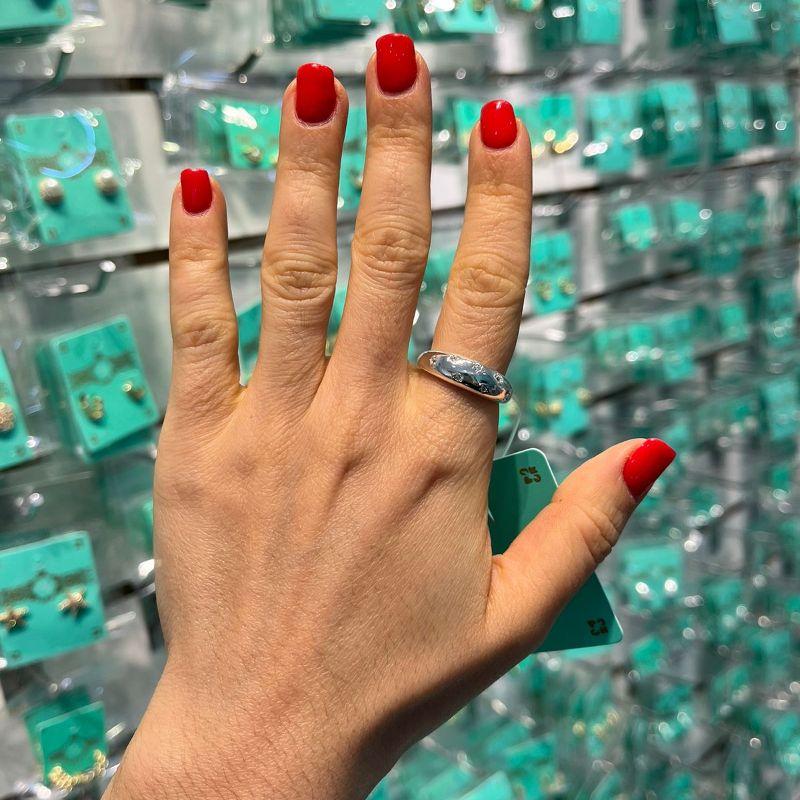 ANEL BOLD ZIRCÔNIA BANHADO A PRATA