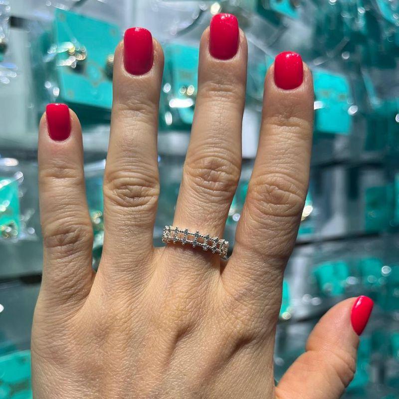 ANEL DUPLO CRAVEJADO EM ZIRCÔNIA BANHADO A PRATA