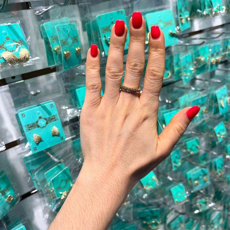 ANEL DUPLO MICRO ZIRCÔNIA BANHADO A OURO