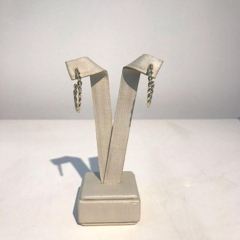 ARGOLA ENTRELAÇADA BANHADO A OURO