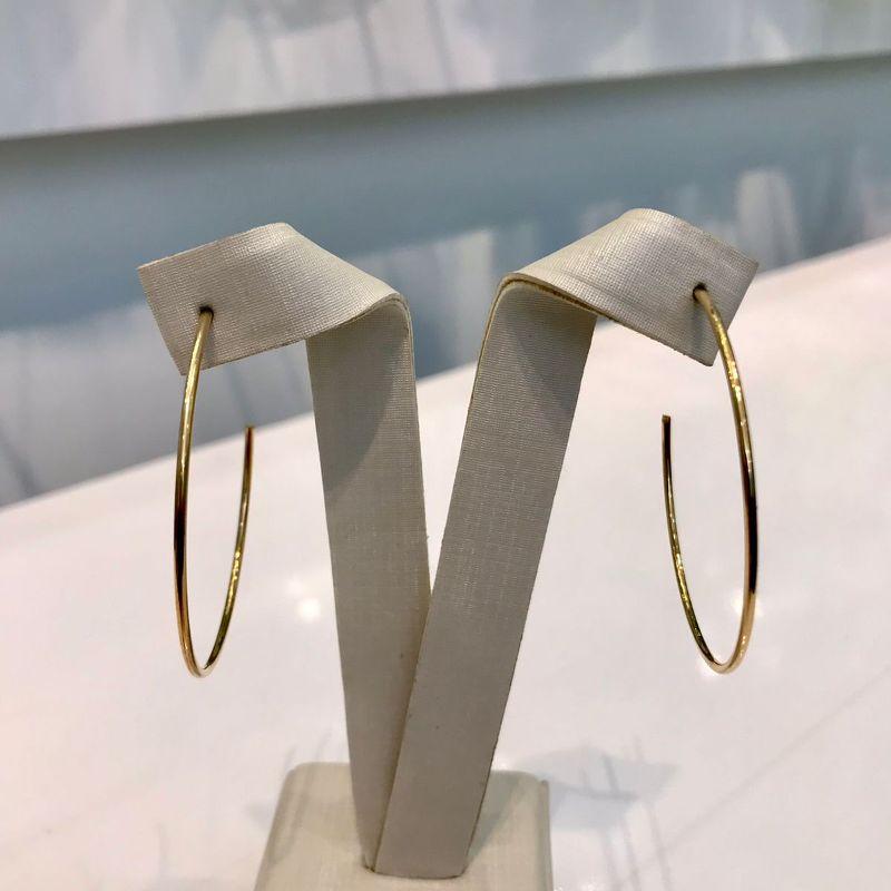 BRINCO DE ARGOLA BANHADO A OURO