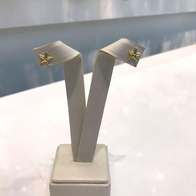 BRINCO ESTRELA DO MAR BANHADO A OURO