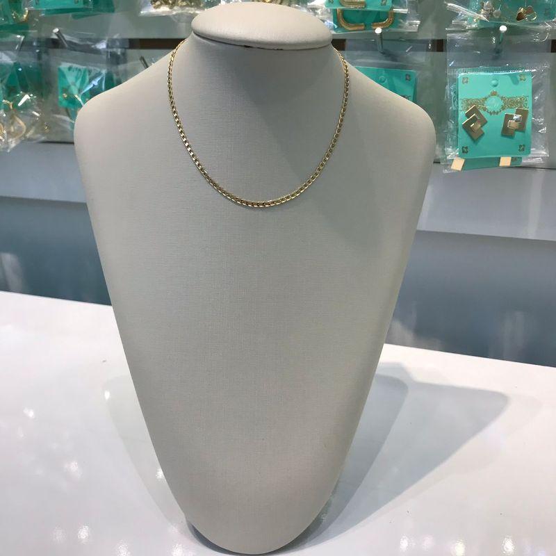 CHOKER GRUMET REFINADA BANHADA A OURO