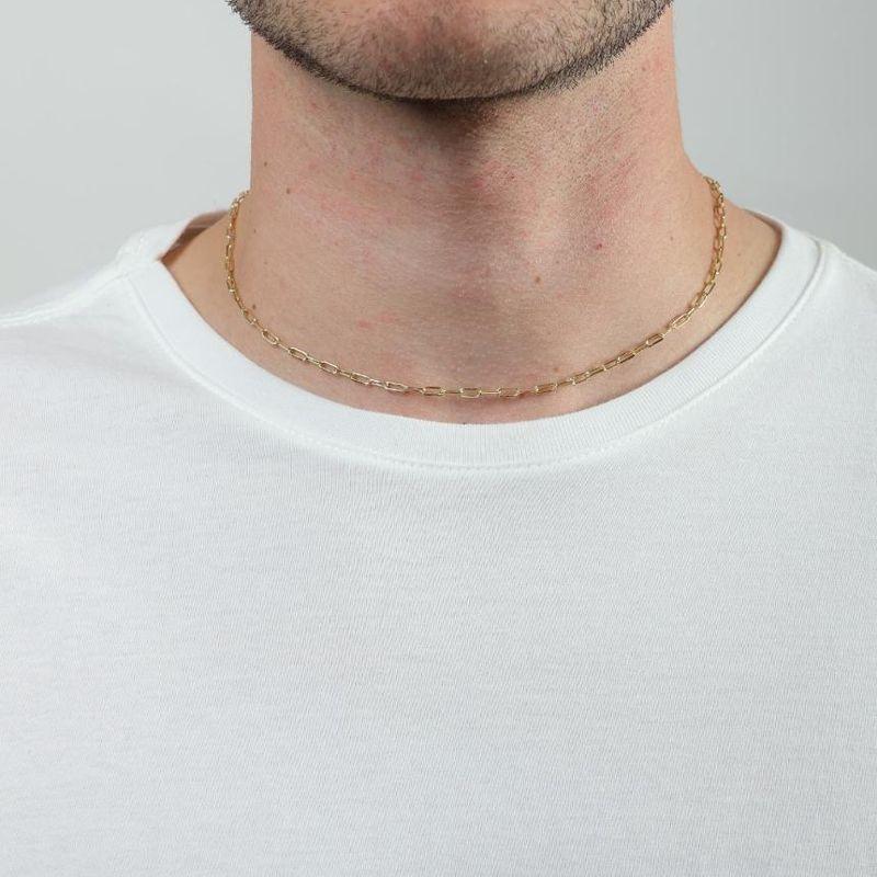 CORRENTE CARTIER MASCULINA 45CM BANHADO A OURO