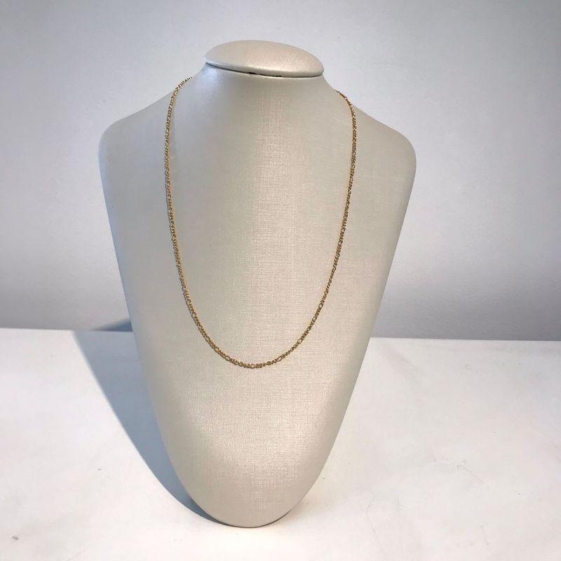 CORRENTE FÍGARO 3X1 MASCULINA BANHADO A OURO