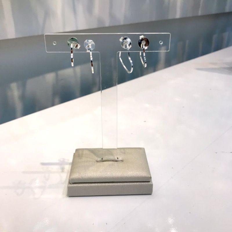 DUPLA ARGOLA CORAÇÃO FINO BANHADO A PRATA