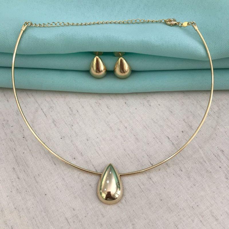 GOTA LUXO PUFFER BANHADO A OURO