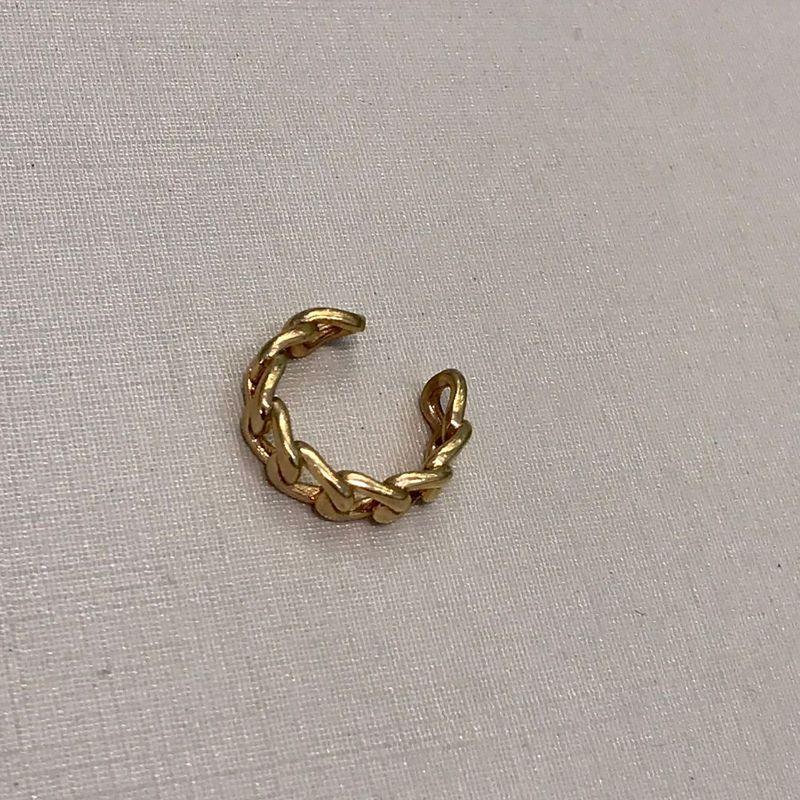 FAKE PIERCING CORRENTE BANHADO A OURO