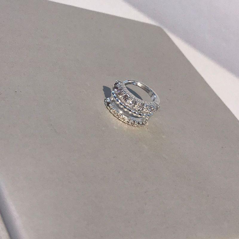 FAKE PIERCING ZIRCÔNIA E ESFERA BANHADO A PRATA