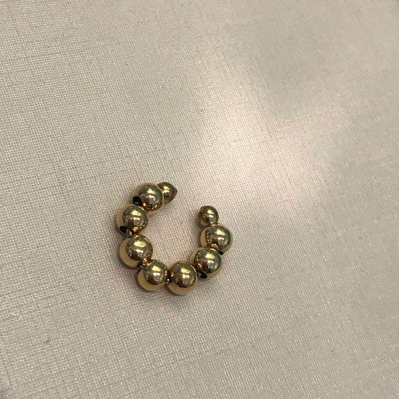 FAKE PIERCING ESFERAS BANHADO A OURO