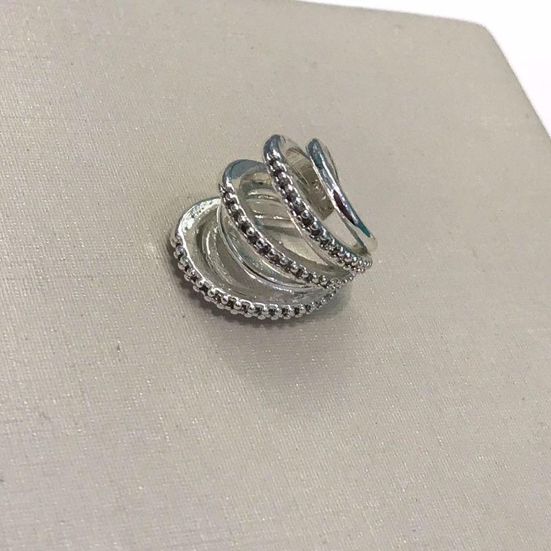 FAKE PIERCING LUXO EM ZIRCÔNIA BANHADO A PRATA