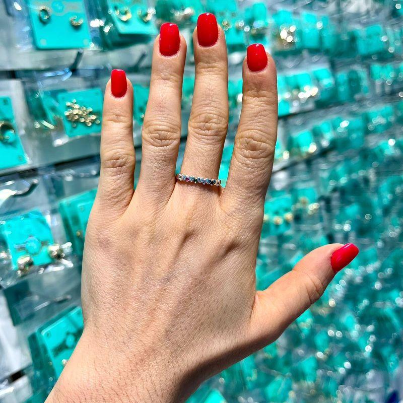 ANEL DUPLO CORRENTE E ZIRCÔNIA BANHADO A OURO